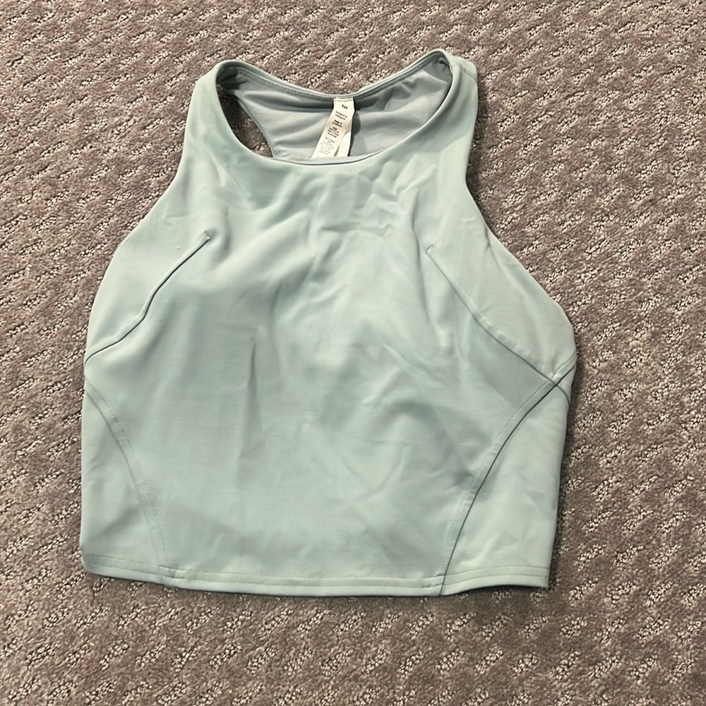 Light Green lululemon align high neck tank